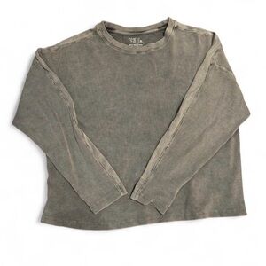 NWOT Time and Tru Gray Long Sleeve Thermal Top